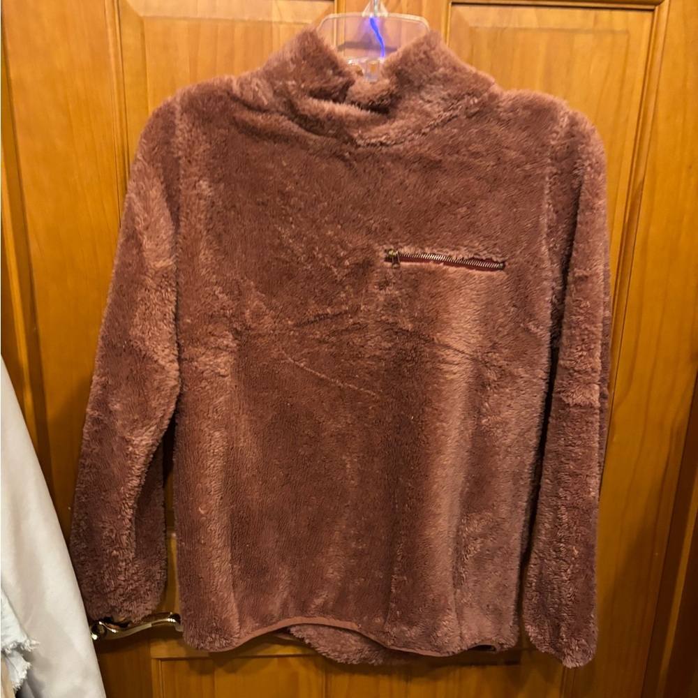Cozy pink Fleece Pullover